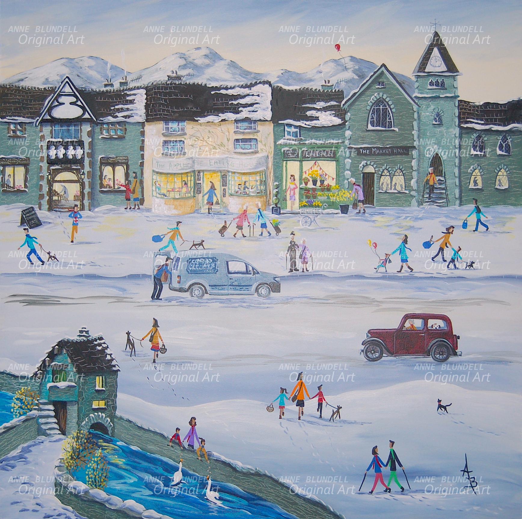 Snowy Shopping, Ambleside